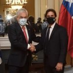 Acuerdo de colaboración e integración: la “fructífera” reunión de Lacalle con Piñera Sebastian Piñera - Luis Lacalle Pou